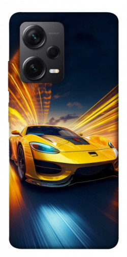 Чехол itsPrint Yellow Porsche для Xiaomi Redmi Note 12 Pro+ 5G