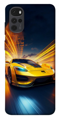 Чехол itsPrint Yellow Porsche для Motorola Moto G22