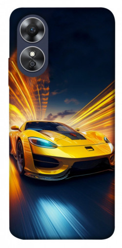 Чехол itsPrint Yellow Porsche для Oppo A17
