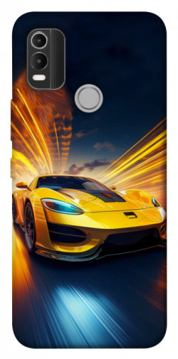 Чехол itsPrint Yellow Porsche для Nokia C21 Plus