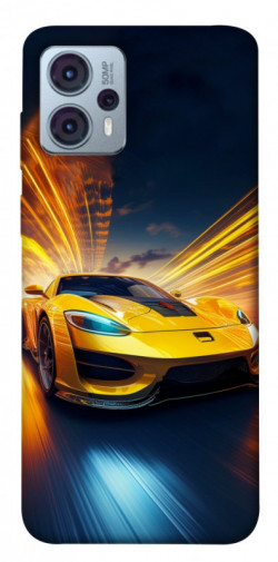 Чехол itsPrint Yellow Porsche для Motorola Moto G23