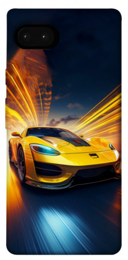 Чехол itsPrint Yellow Porsche для Google Pixel 7a