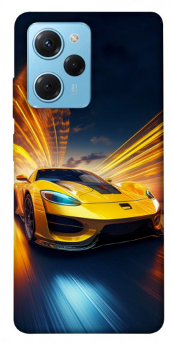 Чехол itsPrint Yellow Porsche для Xiaomi Poco X5 Pro 5G