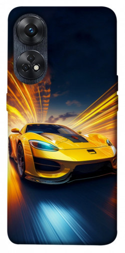 Чохол itsPrint Yellow Porsche для Oppo Reno 8 T 4G