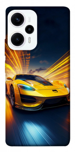 Чехол itsPrint Yellow Porsche для Xiaomi Poco F5 Pro