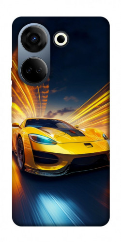 Чохол itsPrint Yellow Porsche для TECNO Camon 20 Pro (CK7n)