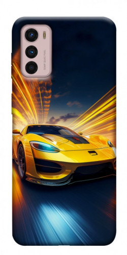 Чехол itsPrint Yellow Porsche для Motorola Moto G42