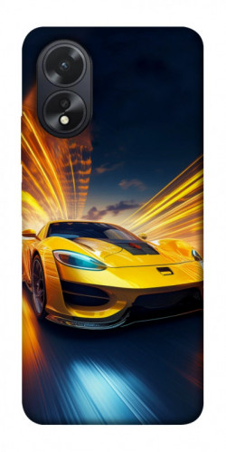 Чехол itsPrint Yellow Porsche для Oppo A38