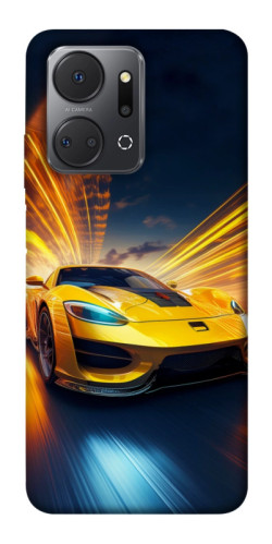 Чехол itsPrint Yellow Porsche для Huawei Honor X7a