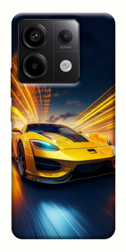 Чехол itsPrint Yellow Porsche для Xiaomi Redmi Note 13 Pro 4G