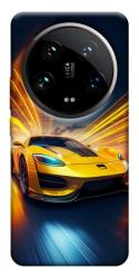 Чехол itsPrint Yellow Porsche для Xiaomi 14 Ultra
