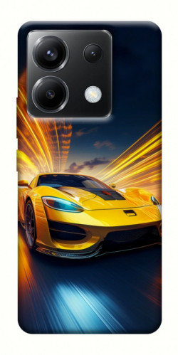 Чехол itsPrint Yellow Porsche для Xiaomi Poco X6