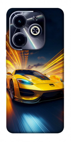Чехол itsPrint Yellow Porsche для Infinix Hot 40i