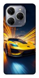 Чехол itsPrint Yellow Porsche для TECNO Spark 20 Pro