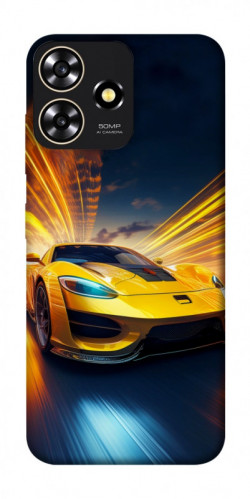 Чехол itsPrint Yellow Porsche для ZTE Blade A73 4G