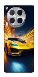 Чехол itsPrint Yellow Porsche для TECNO Camon 30 (CL6)