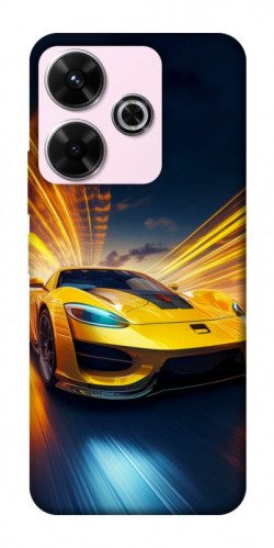Чехол itsPrint Yellow Porsche для Xiaomi Redmi 13 4G / Poco M6 4G