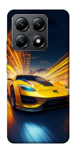 Чехол itsPrint Yellow Porsche для Xiaomi 14T