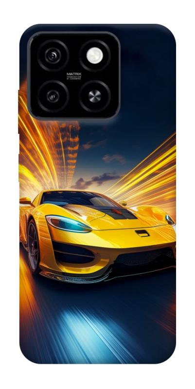 Чехол itsPrint Yellow Porsche для ZTE Blade A55 4G, авто, купить оптом с доставкой