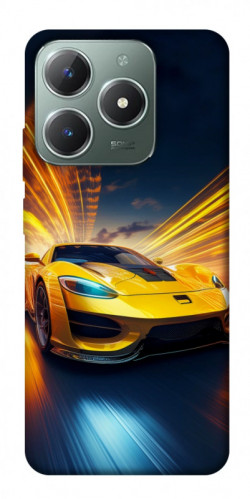 Чехол itsPrint Yellow Porsche для Realme C61 4G