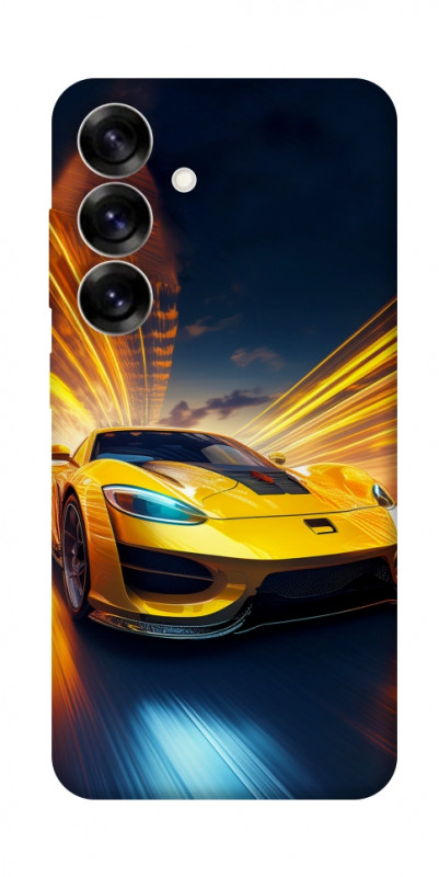 Чехол itsPrint Yellow Porsche для Samsung Galaxy S25+, авто, купить оптом с доставкой
