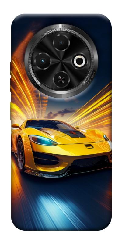 Чохол itsPrint Yellow Porsche для TECNO Spark 30C, авто, купити оптом з доставкою