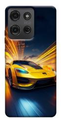 Чехол itsPrint Yellow Porsche для Motorola Moto G75 5G