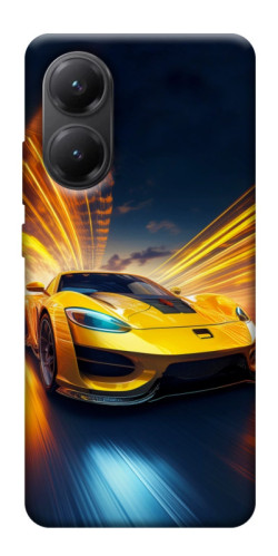 Чехол itsPrint Yellow Porsche для Xiaomi Poco X7 Pro
