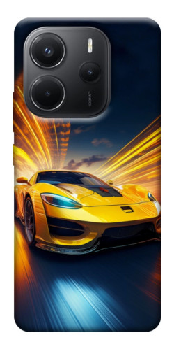 Чехол itsPrint Yellow Porsche для Xiaomi Redmi Note 14 4G (Int. version)
