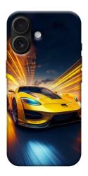 Чехол itsPrint Yellow Porsche для Apple iPhone 17 (6.3")