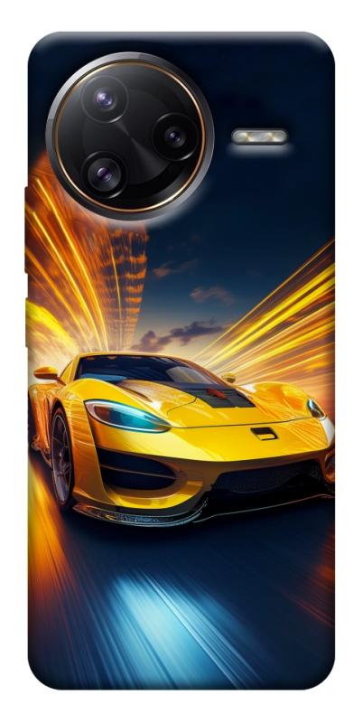 Чехол itsPrint Yellow Porsche для Xiaomi Poco F7, авто, купить оптом с доставкой