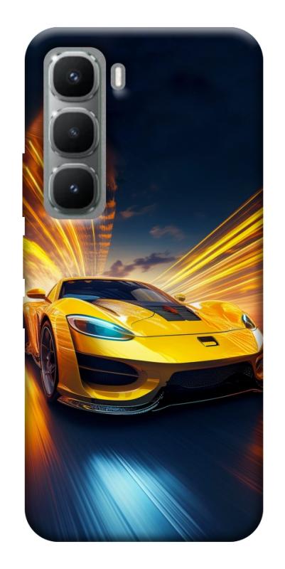 Чехол itsPrint Yellow Porsche для Infinix Hot 60 Pro, авто, купить оптом с доставкой