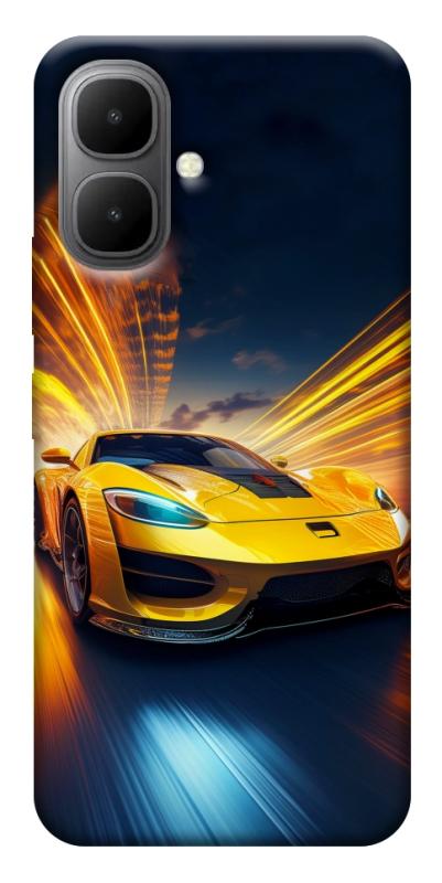 Чехол itsPrint Yellow Porsche для Infinix Smart 10, авто, купить оптом с доставкой