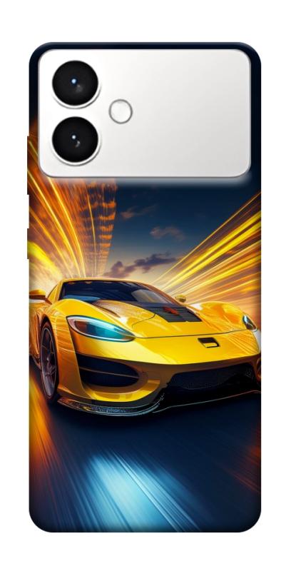 Чехол itsPrint Yellow Porsche для Samsung Galaxy S26+, авто, купить оптом с доставкой