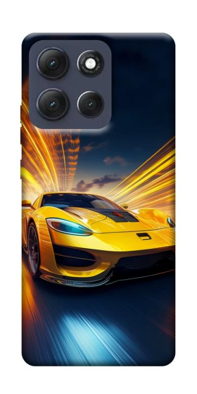 Чехол itsPrint Yellow Porsche для Motorola Moto G86 Power, авто, купить оптом с доставкой