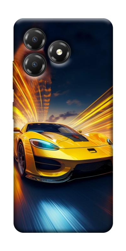 Чохол itsPrint Yellow Porsche для ZTE Blade A36, авто, купити оптом з доставкою