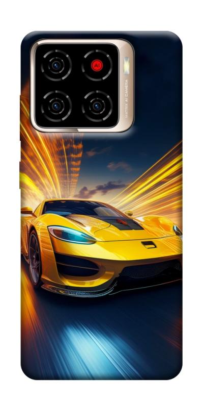 Чехол itsPrint Yellow Porsche для ZTE Blade A56, авто, купить оптом с доставкой
