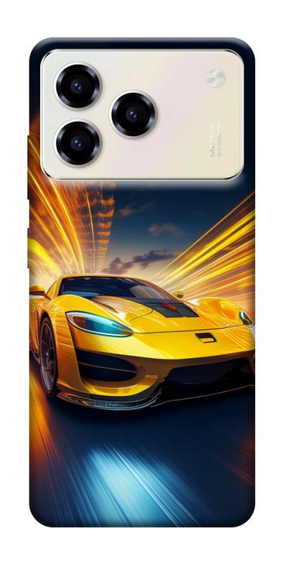 Чехол itsPrint Yellow Porsche для ZTE Blade A76, авто, купить оптом с доставкой