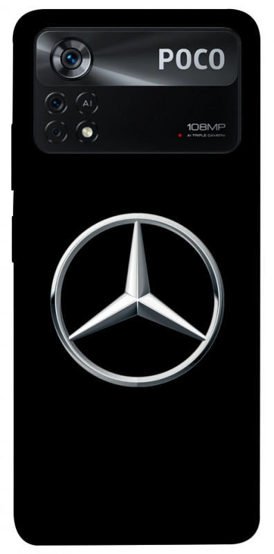 Чехол itsPrint Mercedes logo для Xiaomi Poco X4 Pro 5G, авто, купить оптом с доставкой
