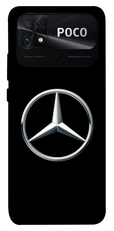 Чехол itsPrint Mercedes logo для Xiaomi Poco C40, авто, купить оптом с доставкой