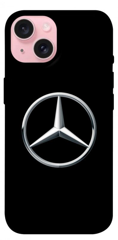 Чехол itsPrint Mercedes logo для Apple iPhone 15 (6.1"), авто, купить оптом с доставкой