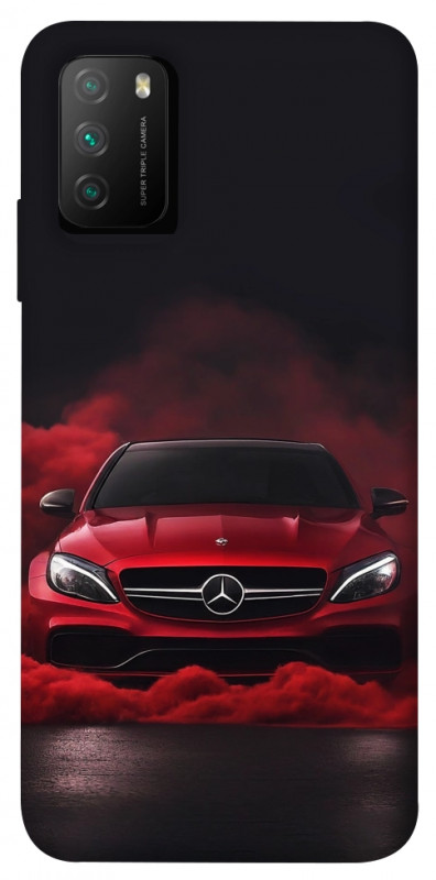 Чехол itsPrint Red Mercedes для Xiaomi Poco M3, авто, купить оптом с доставкой