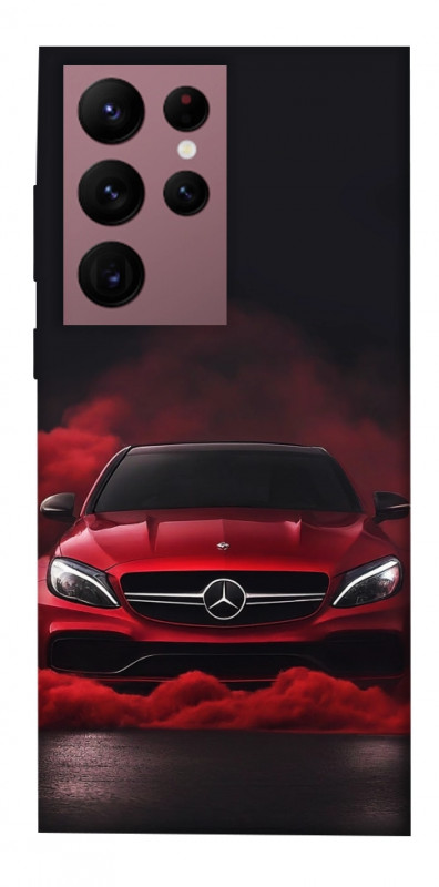 Чехол itsPrint Red Mercedes для Samsung Galaxy S22 Ultra, авто, купить оптом с доставкой