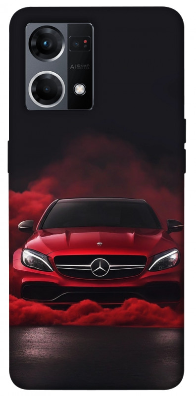 Чохол itsPrint Red Mercedes для Oppo Reno 7 4G, авто, купити оптом з доставкою