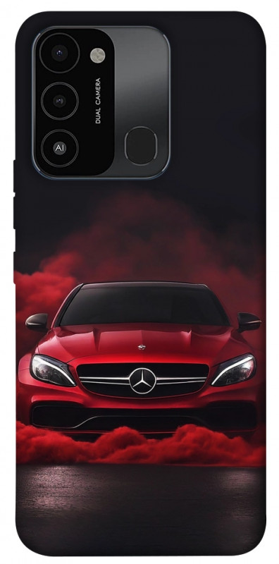 Чехол itsPrint Red Mercedes для TECNO Spark 8C, авто, купить оптом с доставкой