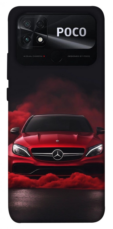 Чехол itsPrint Red Mercedes для Xiaomi Poco C40, авто, купить оптом с доставкой