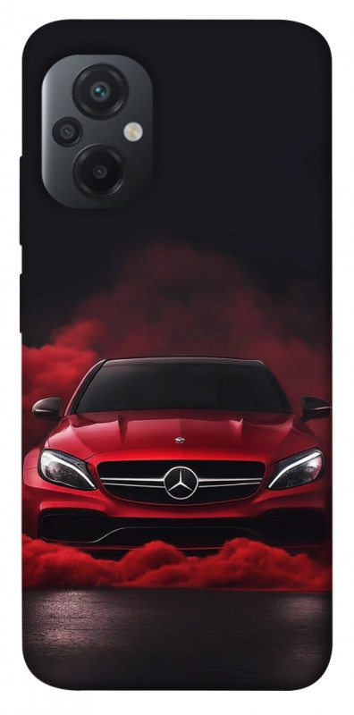 Чехол itsPrint Red Mercedes для Xiaomi Poco M5, авто, купить оптом с доставкой