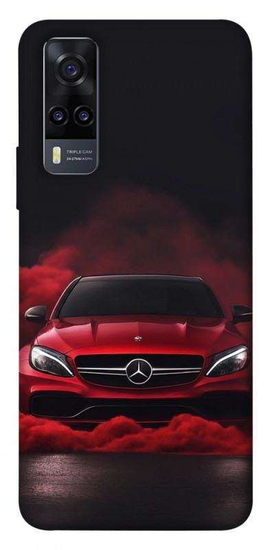 Чехол itsPrint Red Mercedes для Vivo Y31, авто, купить оптом с доставкой
