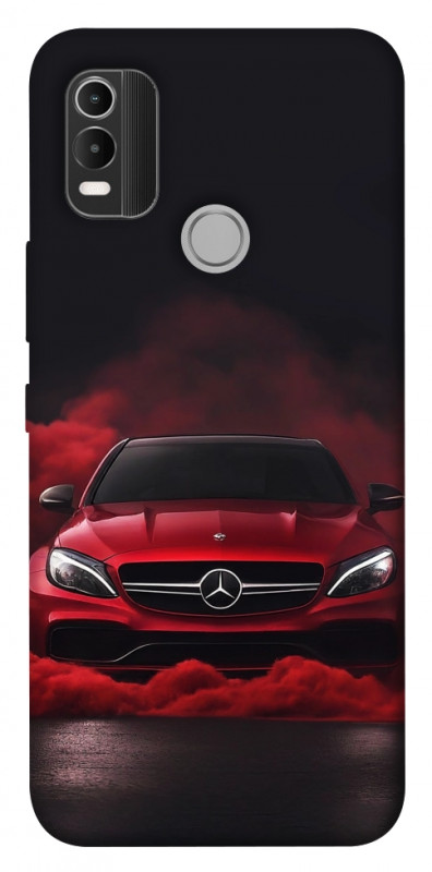 Чехол itsPrint Red Mercedes для Nokia C21 Plus, авто, купить оптом с доставкой