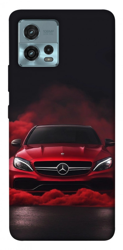 Чехол itsPrint Red Mercedes для Motorola Moto G72, авто, купить оптом с доставкой